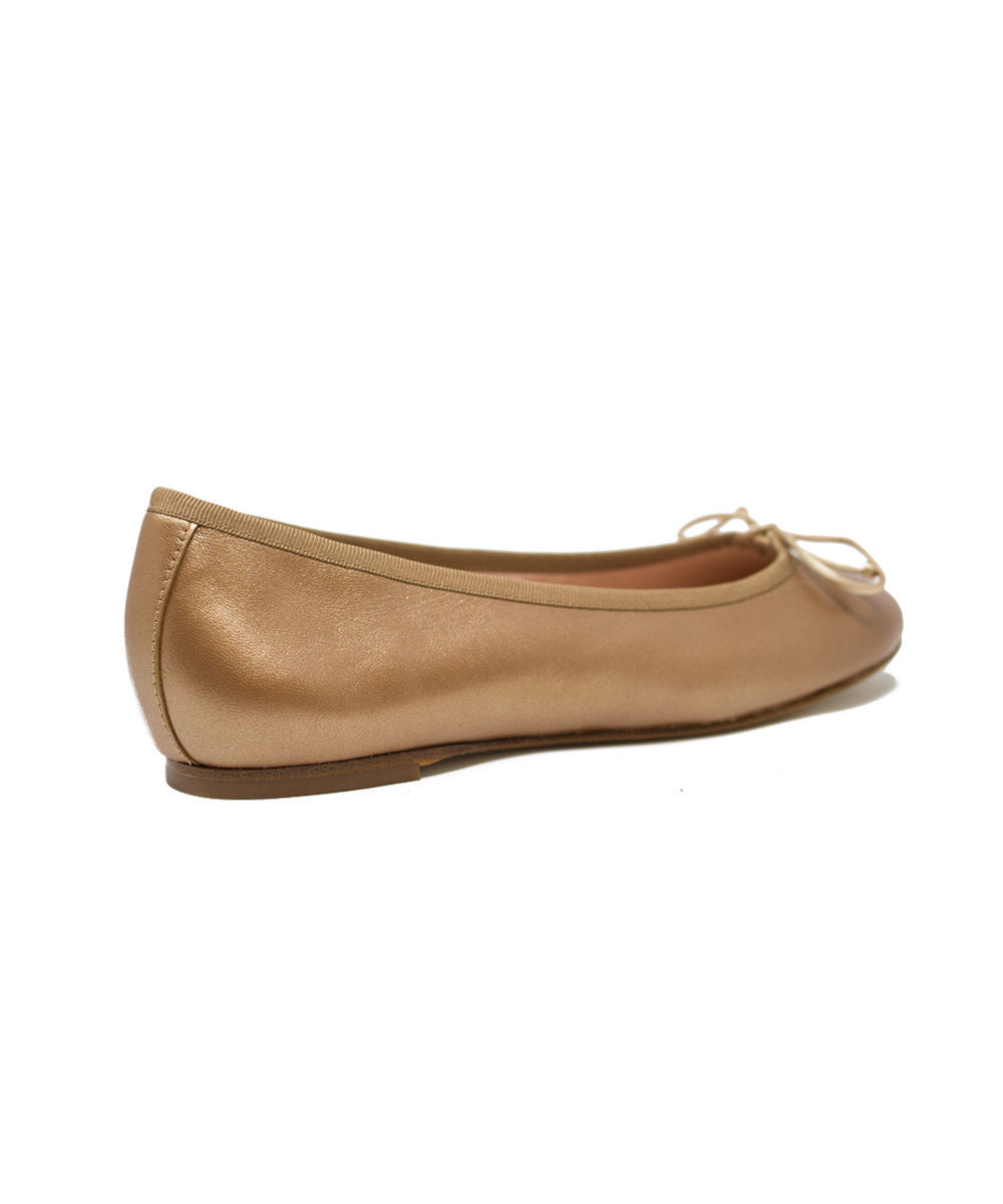 bronze ballerina shoes