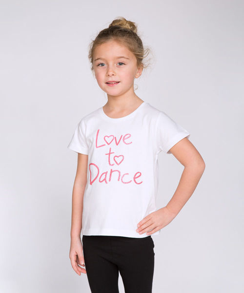 Picture of Little Ballerina Love to Dance T-Shirt