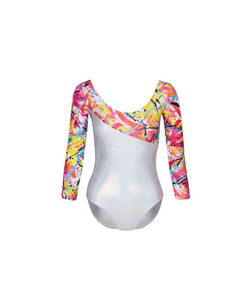 Picture of Long Sleeve Leotard w/ Diagonal Print